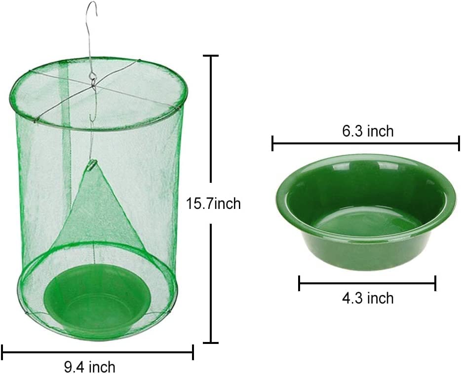 Reusable Hanging Fly Net Catcher