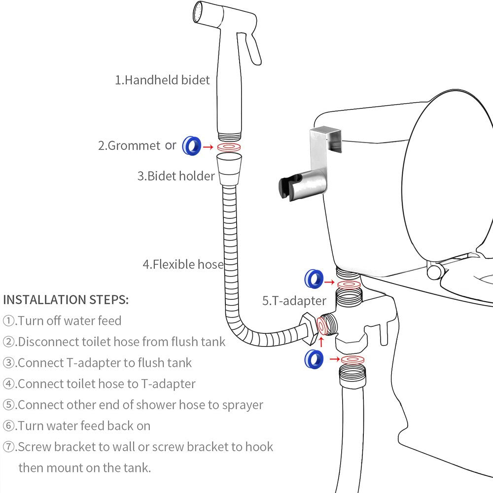Handheld Bidet Sprayer Set