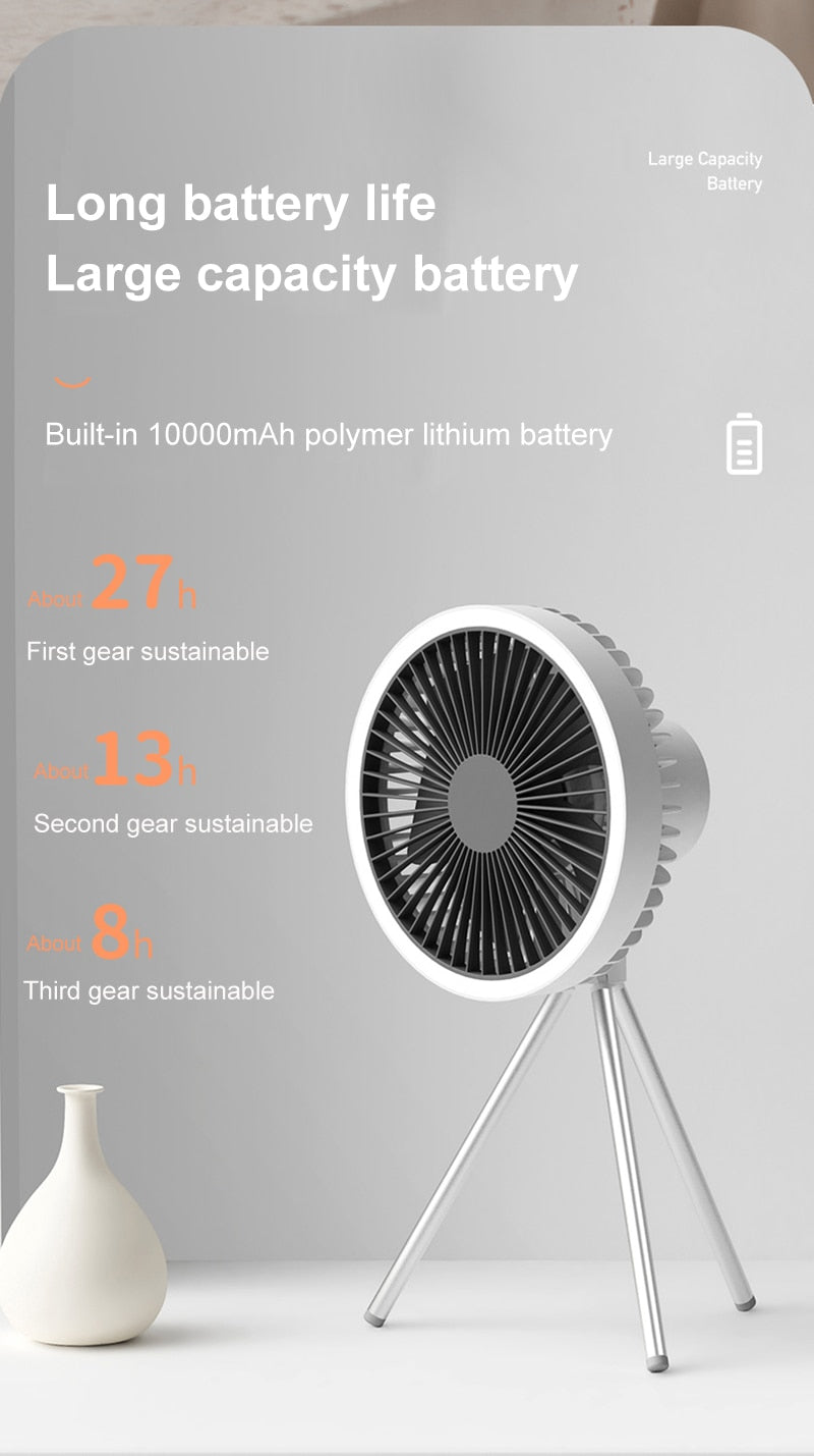 Rechargeable Camping Fan