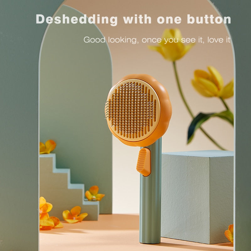 Self-Cleaning Pet Brush