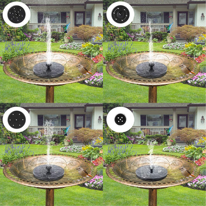 Floating Solar Garden Fountain