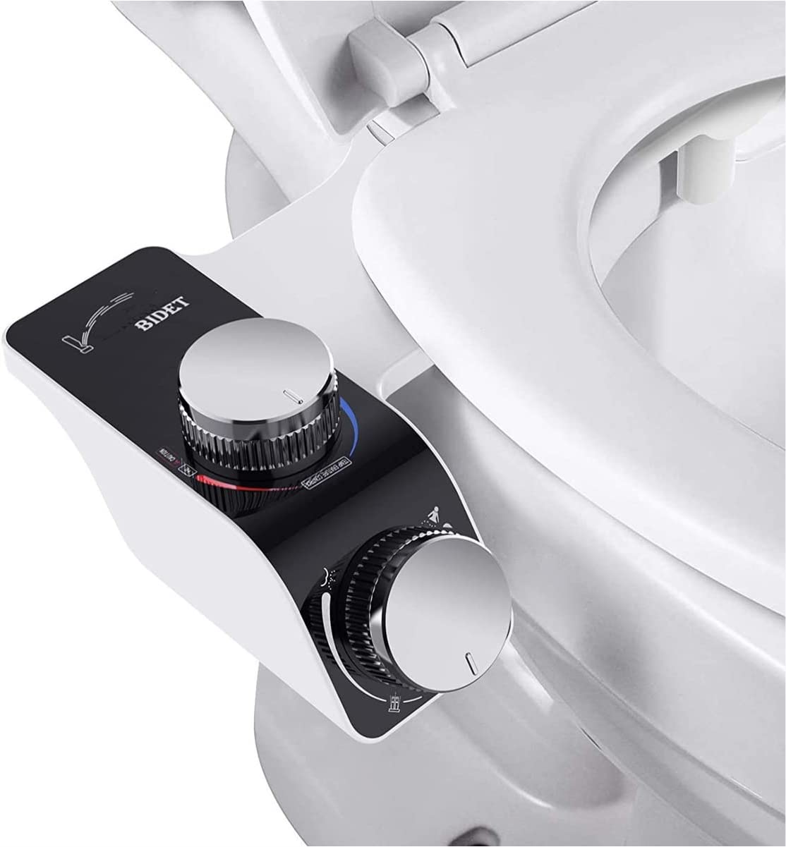 Hot & Cold Bidet Toilet Seat Attachment