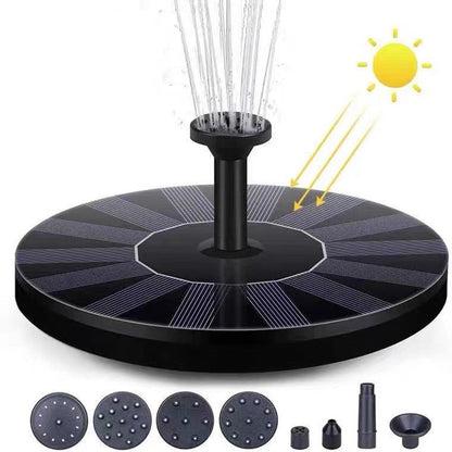 Floating Solar Garden Fountain